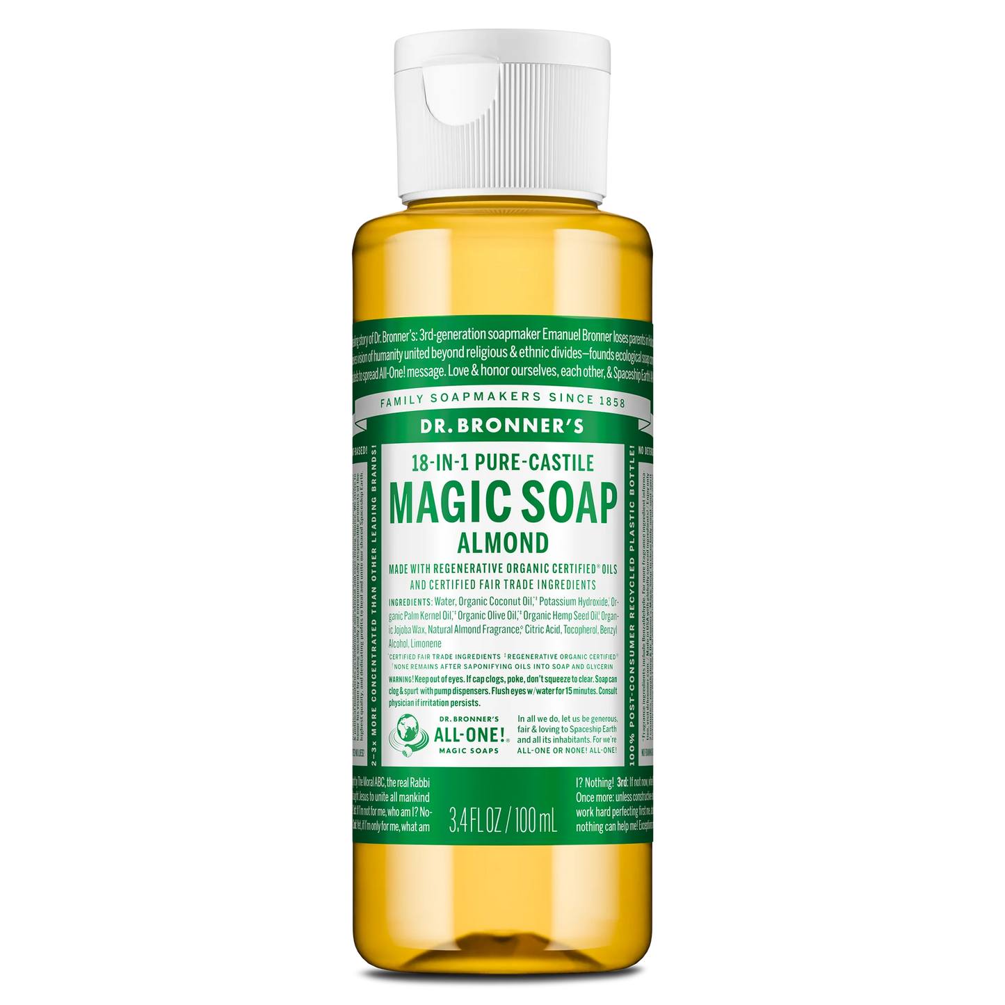 Almond - Pure-Castile Magic Soap