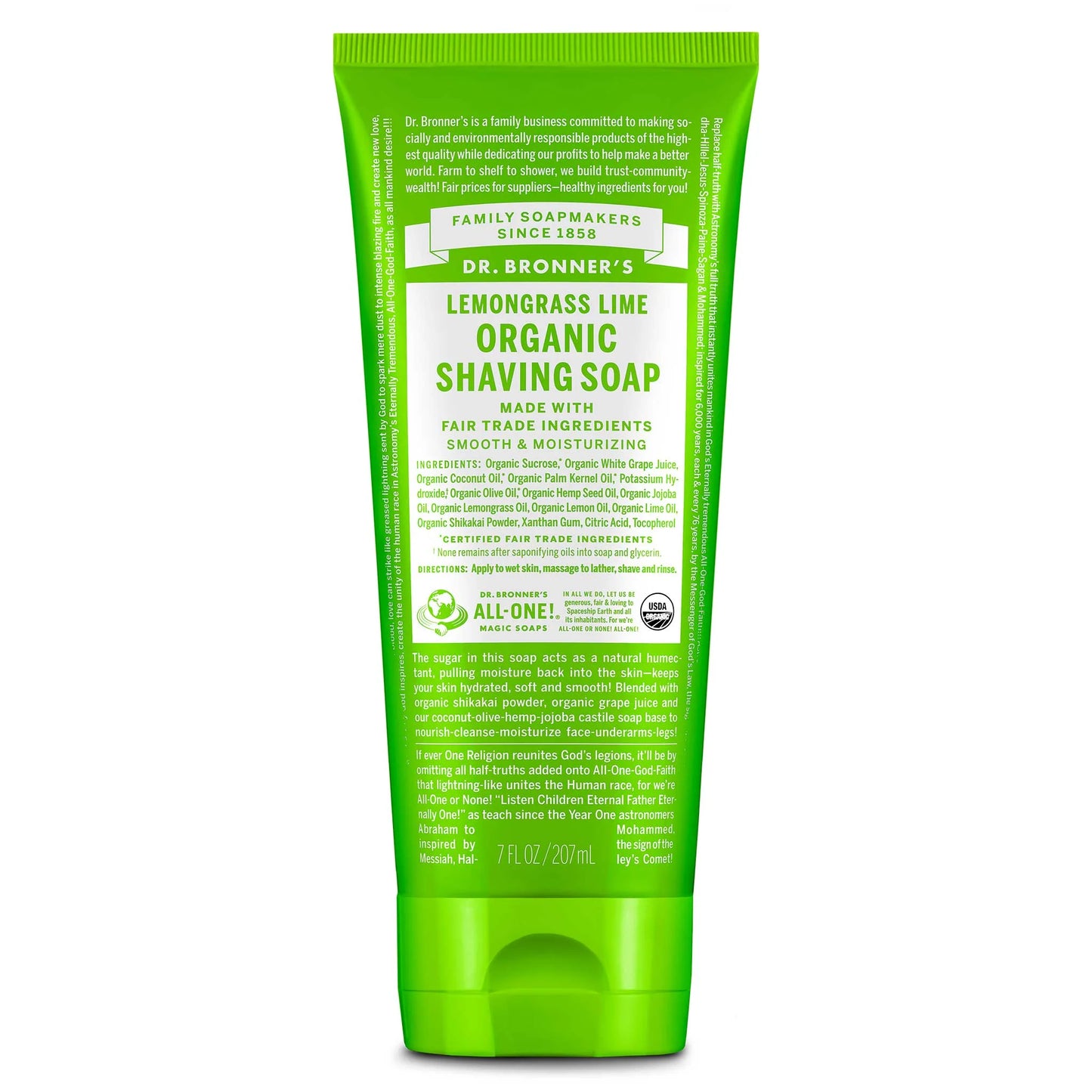 Lemongrass Lime - Organic Shaving Soaps