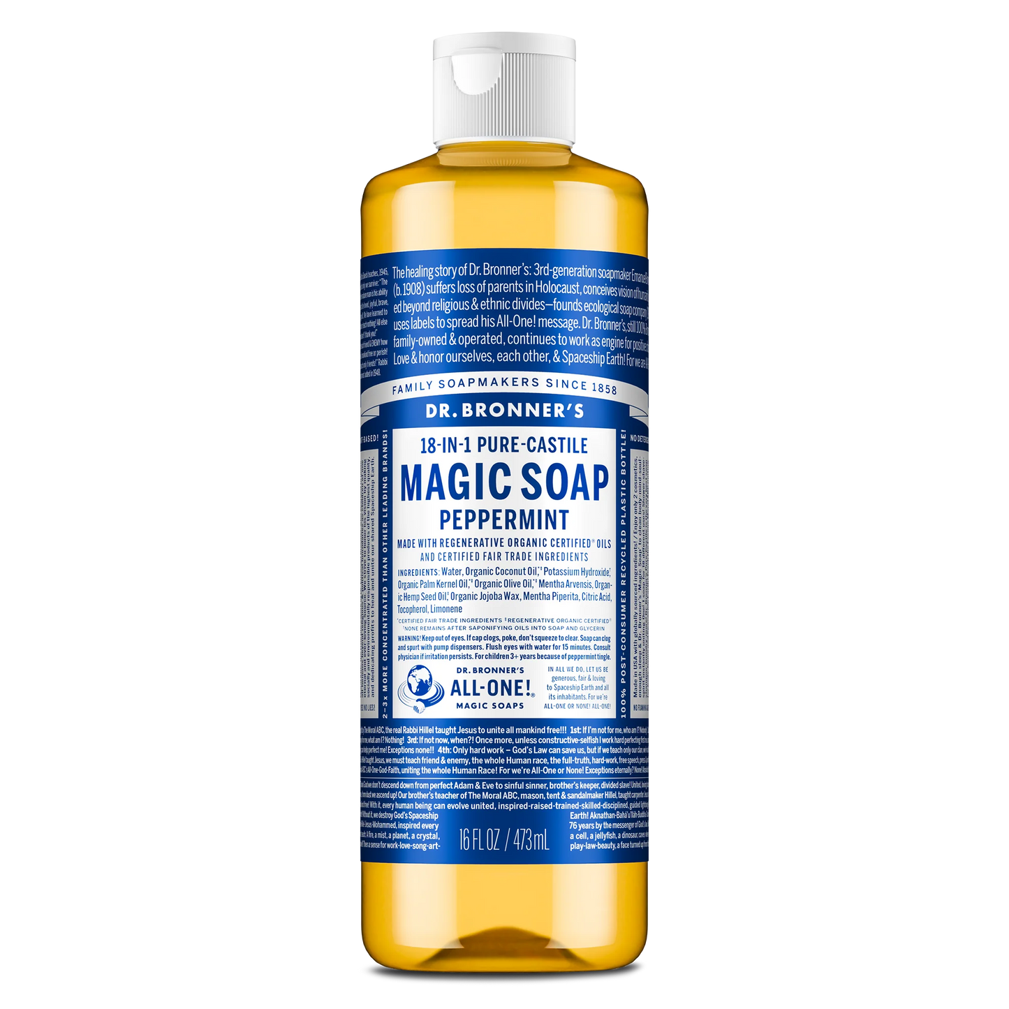 Peppermint - Pure-Castile Magic Soap