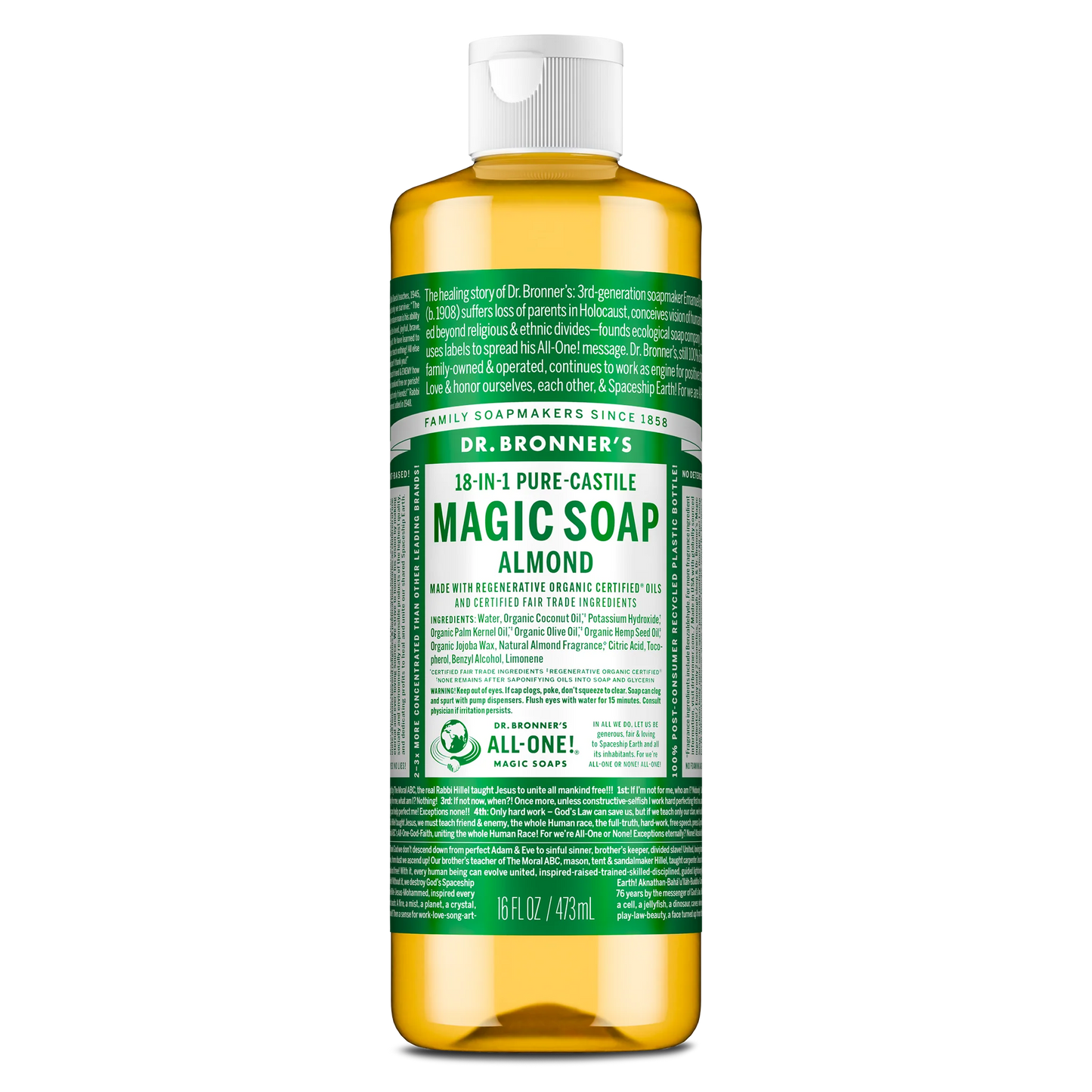 Almond - Pure-Castile Magic Soap