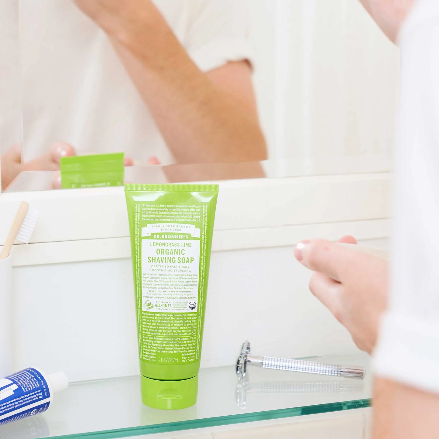 Lemongrass Lime - Organic Shaving Soaps