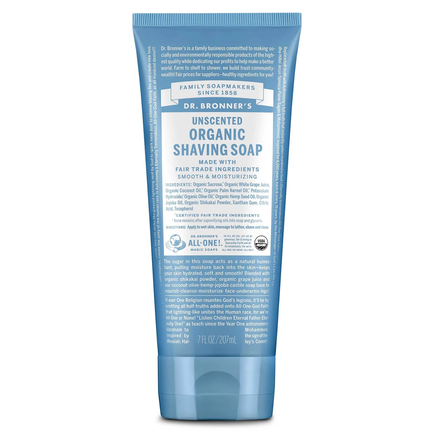 Unscented - Organic Shaving Soaps